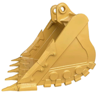 Bucket Excavator Mini Baru OEM Haoen SH60 8 Ton, Gigi Bucket Standar, Suku Cadang Material Q355B/NM500, Bersertifikasi ISO9001