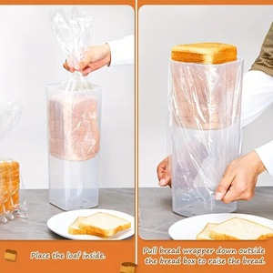 Bread Storage Container Cylinder Seal Lid For Bread Sandwich Freezer Food Storage - Product Image 5