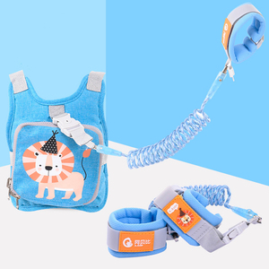 Caminar al aire libre Anti Lost Wrist Link Hand Belt Band Correa para niños pequeños Mochila de seguridad para bebés 2,5 m de longitud - Product Image 1
