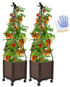 Tête d'oiseau noire réglable support de jardin renforcé boîte de jardinière pour la maison escalade accessoire Pots de fleurs et jardinières - Product Image 3