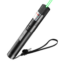 Pointeur laser lampe torche en alliage d'aluminium, projection d'étoiles, motifs multiples, longue portée, lumière puissante, pour l'enseignement et les présentations en extérieur