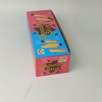 Bâtonnets de biscuits bicolores enrobés de chocolat |   Boîte de présentation de biscuits à tremper pour enfants, vente en gros Superloves