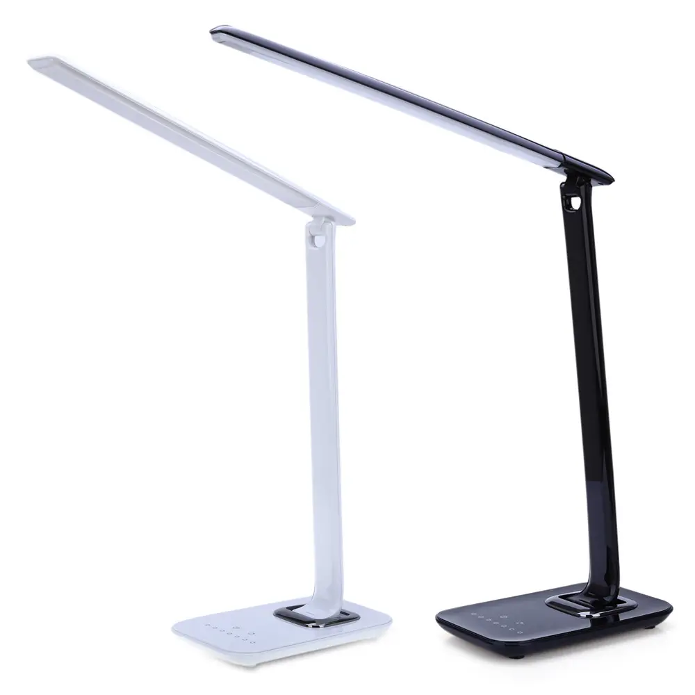 Led Desk Lamp 5 Color Stepless Dimmable Touch Foldable Table Lamp Bedside Reading Eye Protection Night Light DC5V USB Chargeable