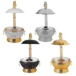 力远达热销8L酒店餐具皇家自助餐保温器套装金色黑色白色悬挂式保温盘适合餐厅餐饮 - Product Image 4