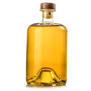 Ventes directes d'usine 500ML/750ML bouteille scellée en liège de verre de cristal clair pour whisky vin rouge maison vin <span class=keywords><strong>Vodka</strong></span> - Product Image 1