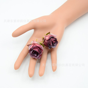 Cabezas de Rosa Artificial Dongchen Crafts, 3.5-4 cm, Flor de Seda para Decoración de Bodas, Hogar y Fotografía - Product Image 2