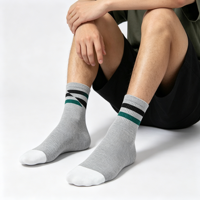 Chaussettes de sport athlétiques en coton éponge Super Elite avec logo personnalisé, échantillons gratuits, pour hommes et femmes