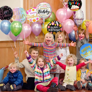 Globos de Aluminio con Impresión de Feliz Cumpleaños en Español de 18 Pulgadas al por Mayor, Globos para Decoración de Fiestas de Cumpleaños - Product Image 2