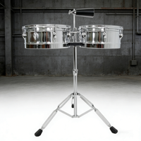 Professional Timbales Percussion Instrument With Stand and Sticks