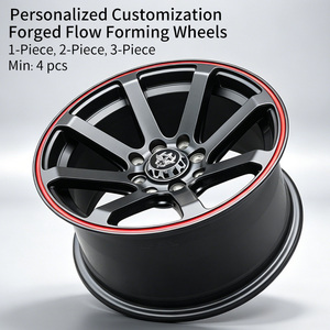 Jantes FLowtone, jantes concaves profondes, 14 pouces, 4x100/114.3, jantes en alliage AMG pour Honda Civic Fit City CRX Toyota Corolla Vios - Product Image 2