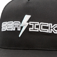 Sombreros personalizados de malla de ala plana con logotipo bordado 3D transpirable 5 paneles gorra Snapback gorras de camionero