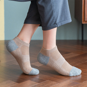 Men's Ankle <b>Socks</b> Cotton Color Blocking Casual Daily Wear Low Cut Sport <b>Socks</b> - Product Image 2