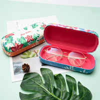 Étui à lunettes rigide personnalisé avec logo, motif floral imprimé numériquement, par Blue Feather Bestpackaging, pour lunettes de lecture