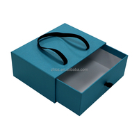 Emballage cadeau coulissant de couleur rose personnalisé de haute qualité écologique Boîte à tiroir en papier personnalisée avec extracteur pour cadeau