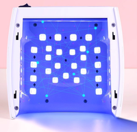 Lampe à ongles UV LED professionnelle sans fil personnalisée 66W à séchage rapide 33 LED avec capteur automatique portable pour usage domestique et en salon - OEM Privé