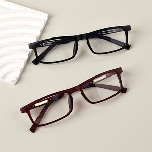 Square Full Rim <b>Eyeglasses</b> <b>Frames</b> Resin Lens Lightweight Anti Uv Unisex Optical Glasses - Product Image 2