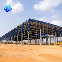 Almacén de Estructura de Acero Prediseñada y Duradera para Centro de Distribución Logística