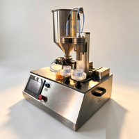 Machine de remplissage de billes à double tête LT-KLQ2, doseuse à piston pour billes cosmétiques, perles de gel sphériques pour soins de la peau