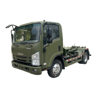 Isuzu <span class=keywords><strong>Skip</strong></span> truk pengangkut 4-6m pickup, sistem pengangkat kait untuk limbah/Konstruksi, Euro 5 mesin Diesel - Product Image 2