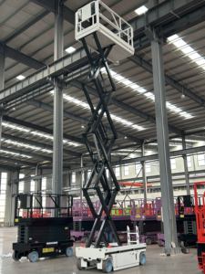 מנוף נייד הידראולי MRT בעל הנעה עצמית - כושר נשיאה 320 ק\\\"ג, מבנה פלדה, הפעלה בשלט רחוק - Product Image 4