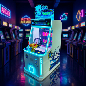 Machine de jeu d'aventure à billes à monnayeur avec écran HD et LED lumineuses, mini lanceur de balles électronique pour centres commerciaux et salles de jeux - Product Image 5