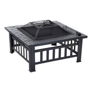 Foyer multifonctionnel <span class=keywords><strong>pour</strong></span> chauffage extérieur, <span class=keywords><strong>cheminée</strong></span> de jardin de Patio en métal, Table, <span class=keywords><strong>barbecue</strong></span> - Product Image 1
