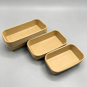 Tazón de Papel Kraft de Alta Resistencia, Laminado con PE, Tamaño Personalizado, Ecológico, para Envasado de Alimentos, Grado Alimenticio - Product Image 5
