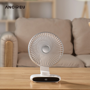 ไฟแสดงสถานะการควบคุมระยะไกลแบบสั่นอเนกประสงค์พัดลมพกพาจอแสดงผลดิจิตอลอัตโนมัติสำหรับใช้ในรถยนต์บ้านติดผนัง/โต๊ะ - Product Image 4