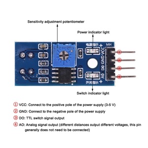 TCRT5000 3.3V for <strong>Arduino</strong> Diode Triode Board Infrared Reflective <strong>Sensor</strong> IR Photoelectric <strong>Switch</strong> Barrier Line Module <strong>Sensor</strong> Kits - Product Image 2