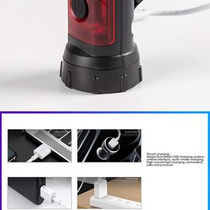 Sécurité routière avec base magnétique pour flèche directionnelle, fusées de signalisation, bâton de signalisation d'urgence routière, kit d'urgence routière, lumière d'avertissement routière rouge en forme de flèche - Product Image 4