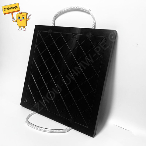 High Impact High-Strength Non-Slip UHMWPE Outrigger Pads with Cutting Service Custom Sizes Available