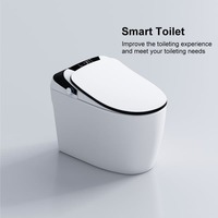 Euro CE approuvé Salle de bain Chaleur Siège S-trap P-trap Bidet Lavage Confortable Prévention des chocs électriques Toilette intelligente Intelligente