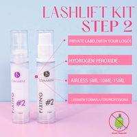 Kit de rehaussement de cils sans acide thioglycolique, non irritant, avec lotion à la kératine et cystéamine HCl, effet semi-permanent longue durée en 5-8 min, vente en gros