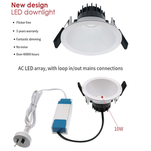 <span class=keywords><strong>Spot</strong></span> de plafond encastré en aluminium 90MM Cut Out Led Shallow Downlight Flicker Free Dimmable 10W White Cob Downlight - Product Image 3