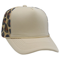 Gorra deportiva de malla de 6 paneles para verano, gorra de sol para exteriores, moda americana, transpirable, con logo personalizado, estampado animal, gorra de béisbol