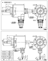 Encoder Incremental Rotatorio de Eje Sólido ZJE-89E para Máquina CNC con Alta Protección