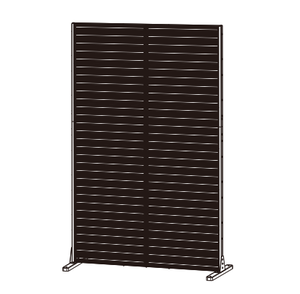 Écran de confidentialité <span class=keywords><strong>en</strong></span> métal personnalisé, écran de jardin <span class=keywords><strong>en</strong></span> <span class=keywords><strong>bois</strong></span> brun, écran de patio <span class=keywords><strong>pour</strong></span> terrasse extérieure, <span class=keywords><strong>balcon</strong></span>, modélisation 3D - Product Image 1