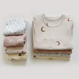 Pyjamas en coton biologique pour tout-petits vêtements de nuit écologiques pour tout-petits pyjamas durables pour enfants vêtements de nuit personnalisés pour enfants vêtements pour tout-petits