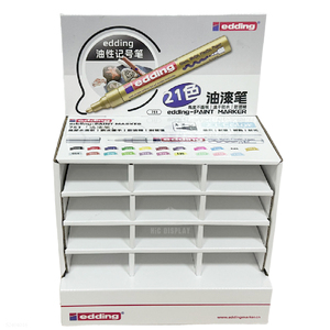 Tùy chỉnh khuyến mãi có thể gập lại hộp hiển thị cho bút truy cập bảng đồ chơi đầy màu sắc tông Countertop cho bán lẻ hiển thị - Product Image 4