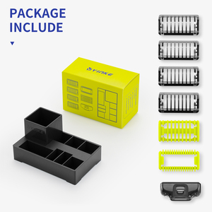 Kit de Repuesto de Peines Guía para Recortadora de Barba y Vello Facial One Blade QP2520 <span class=keywords><strong>QP2530</strong></span> QP2620 con Soporte - Product Image 5