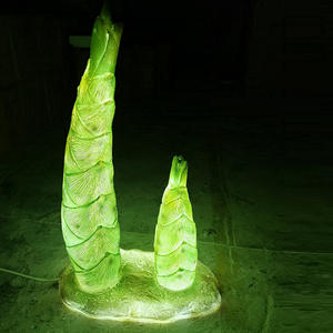 Lumière de paysage extérieure de <span class=keywords><strong>Noël</strong></span> en résine en forme de bourgeon de bambou, LED blanc chaud, étanche IP65, avec CRI 90, version solaire/à brancher 24V - Product Image 2