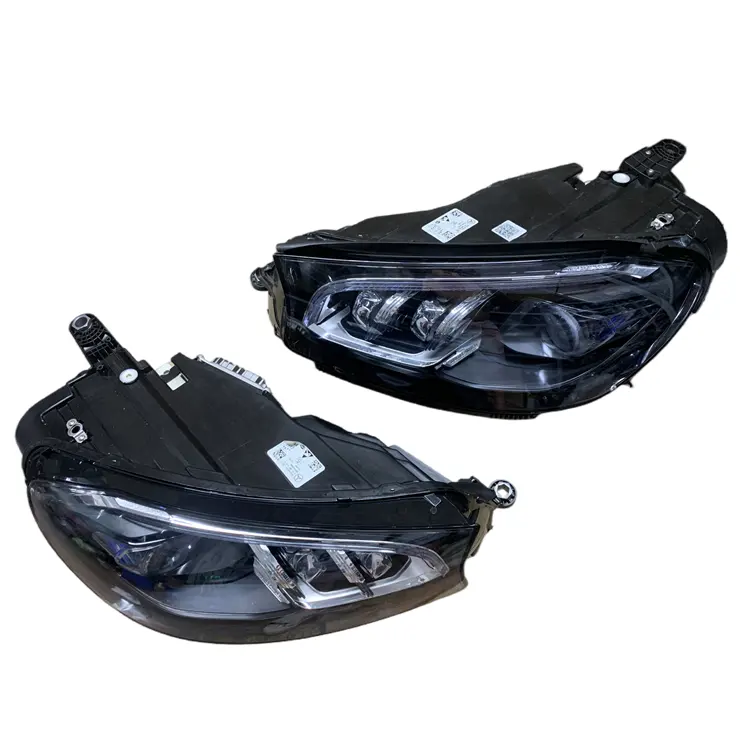 Original Headlight Assembly Car For Benz W204 Headlights Drl Hella Led Bi Xenon Bulb Fog Lights Car Accessory Headlamp Assembly