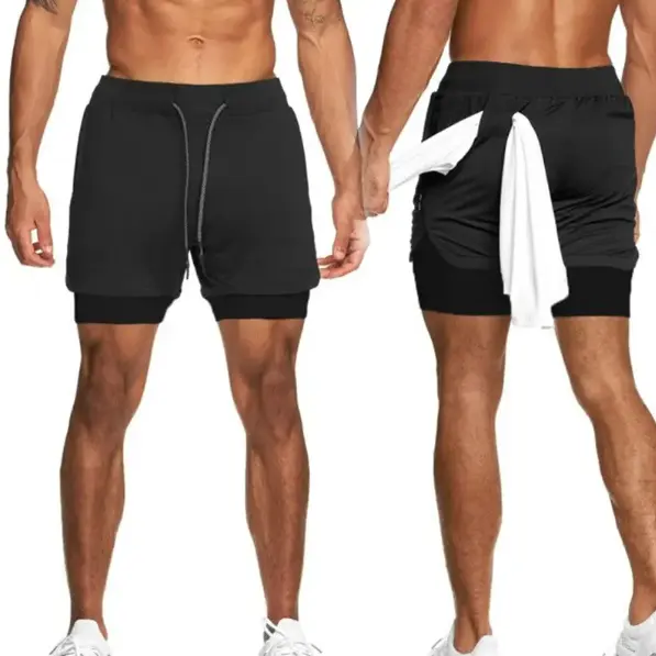 [LOGO personalizzato] pantaloncini da ginnastica da uomo di boxe Fitness di grandi dimensioni