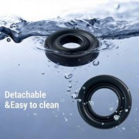 2 manchons de pompe à pénis de qualité supérieure, adaptés aux cylindres de pompe de 1,5 à 3,0 pouces avec base, accessoires pour pompe à pénis pour masturbateur masculin