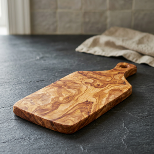 Planche à découper rectangulaire en bois d'acacia et de manguier, fabriquée à la main, écologique, durable, résistante, en hêtre, compatible lave-vaisselle – Vente directe usine - Product Image 1