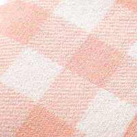Couverture en tricot pour bébé 100% coton à carreaux gingham, tissée jacquard, douce, pour emmailloter les nouveau-nés, à utiliser dans la crèche, décoration de la chambre d'enfant