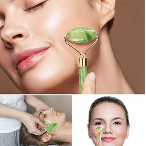 Masseur naturel pour le visage, 1 pièce, grattoir de <span class=keywords><strong>Gouache</strong></span>, masseur facial, Jade - Product Image 4