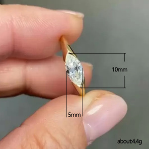 Anello dal Design Marquise, Stile Semplice, Anello per Dito Indice per Uomini e Donne - Product Image 3