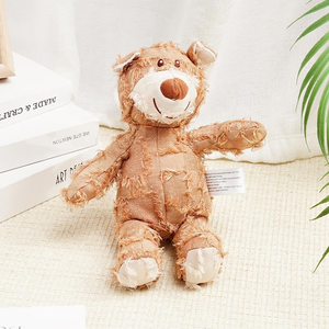 Jouet à mâcher pour chien en peluche en forme d'ours mendiant, écologique, pour le nettoyage des <span class=keywords><strong>dents</strong></span> et la réduction du grincement des <span class=keywords><strong>dents</strong></span> - Product Image 2