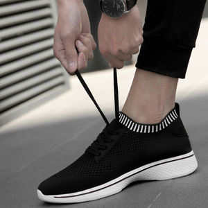 รองเท้าผ้าใบผู้ชายลำลอง ระบายอากาศได้ดี แบบสวม พื้นเรียบ เพิ่มความสูงแบบซ่อน สายรัดด้านหน้า เหมาะสำหรับเดินทางและฤดูร้อน - Product Image 5